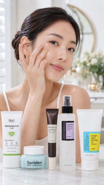 Korean Lightweight Eye-Area Routine for Milia-Prone Skin