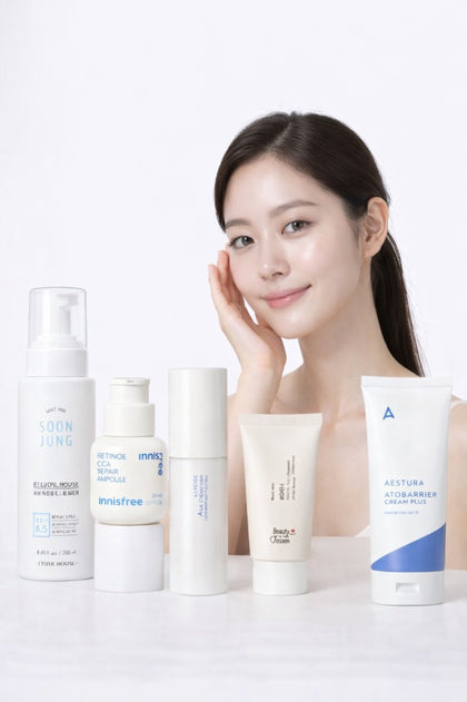 Korean Skincare Routine for Acne Marks and Scarring- Dry Skin