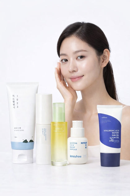Korean Skincare Routine for Acne Marks and Scarring - Normal Skin