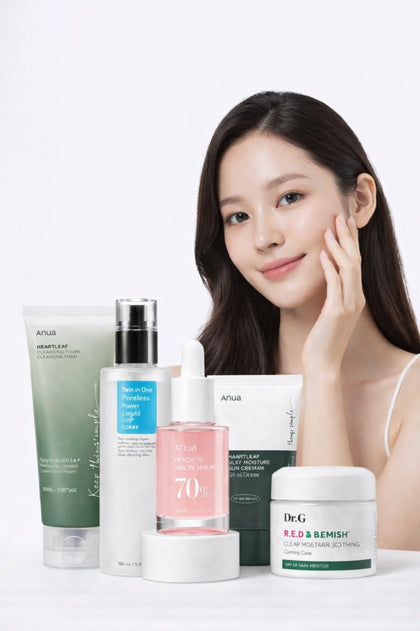 Korean Skincare Routine for Blackheads and Whiteheads- Normal Skin