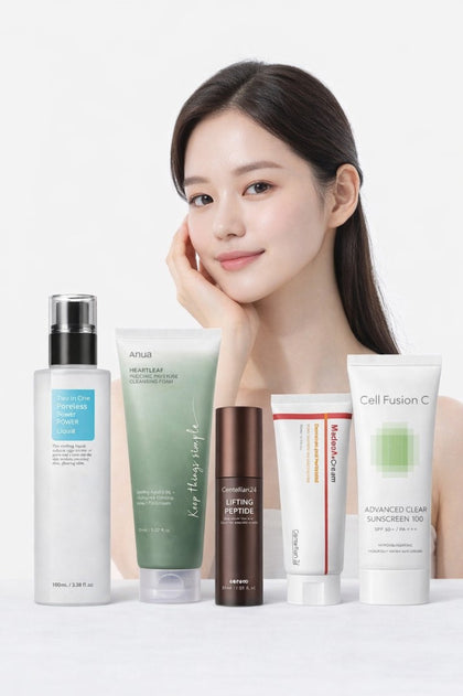 Korean Skincare Routine for Fine Lines and Wrinkles- Oily Skin