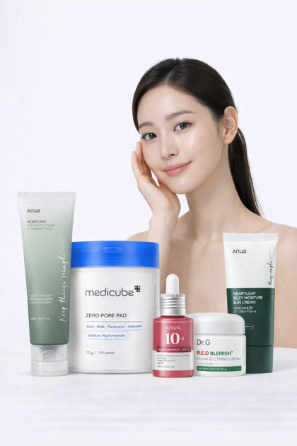 Korean Skincare Routine for Large Pores and Uneven Texture- Normal Skin