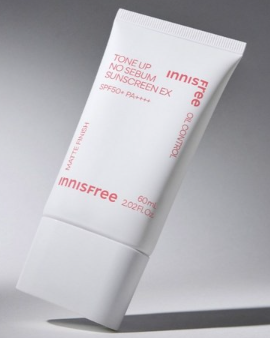 [Innisfree] Tone Up No Sebum Sunscreen EX SPF50+ PA++++ 50ml image 2
