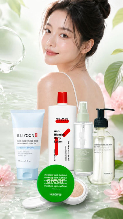 Korean Body Acne Routine for Back Acne & Chest Acne