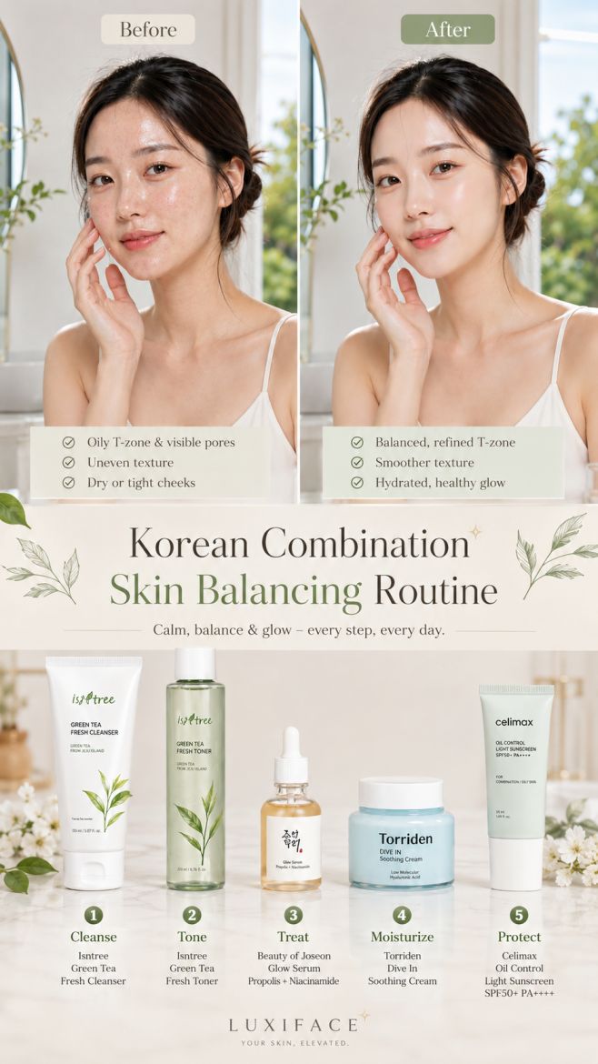 Korean Combination Skin Balancing Routine image 2