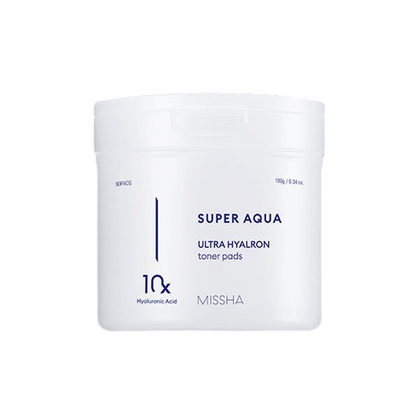 [MISSHA] Tamponi toner Super Aqua Ultra Hyalron 180 g/ 90 pezzi