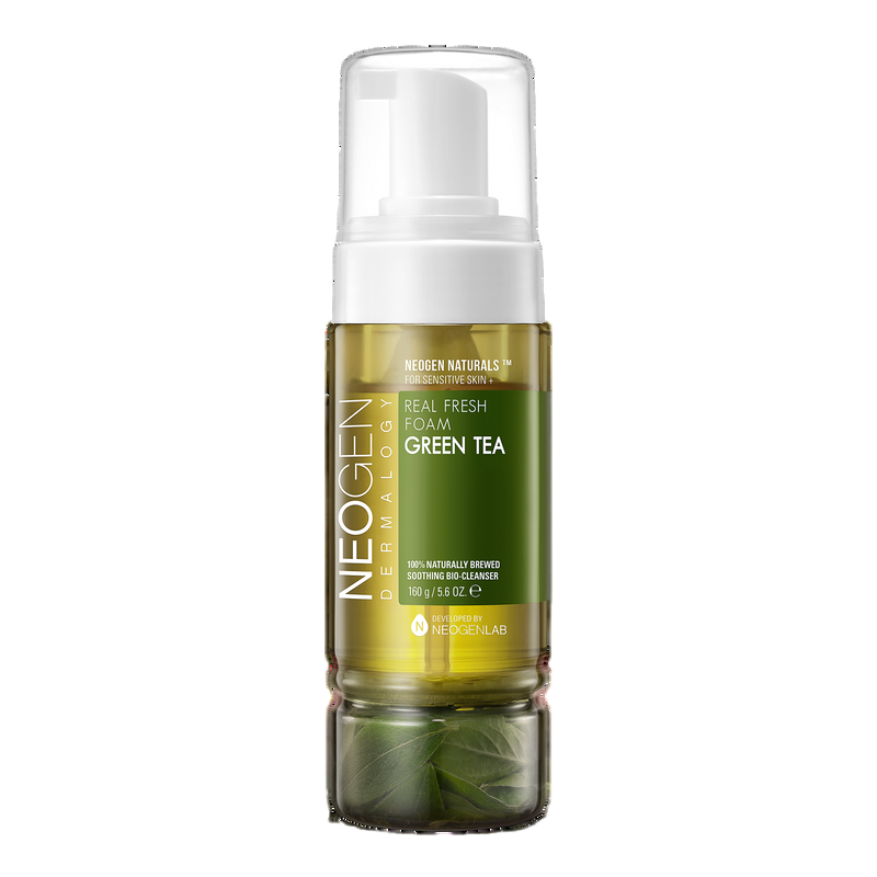 [NeoGen] Dermalogy Real Fresh Foam Cleanser Green Tea 160g image 1