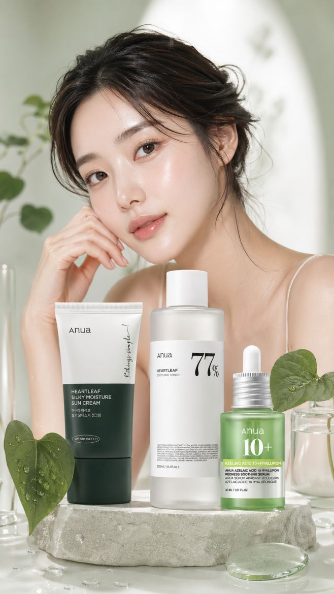 Anua Azelaic Heartleaf Sunscreen Redness Care Trio image 1