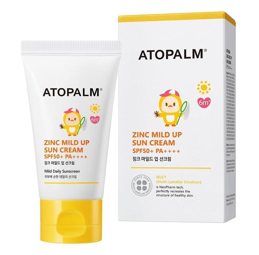[ATOPALM] Zinc Mild Up Sun Cream SPF50+ PA++++ 65g image 2