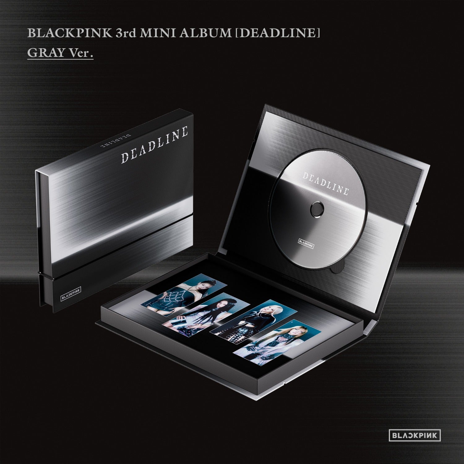 [BLACKPINK] BLACKPINK 3rd MINI ALBUM [DEADLINE] GRAY Ver. image 1