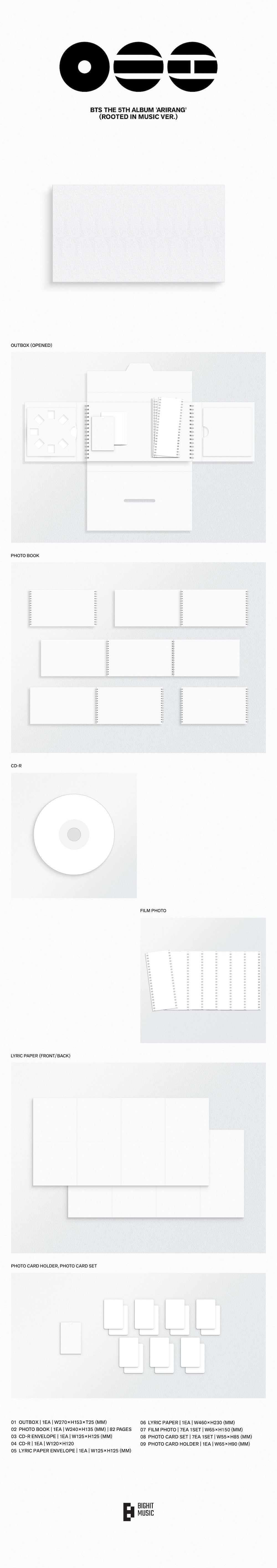 [BTS] BTS ARIRANG - 2 versions (Set) image 5