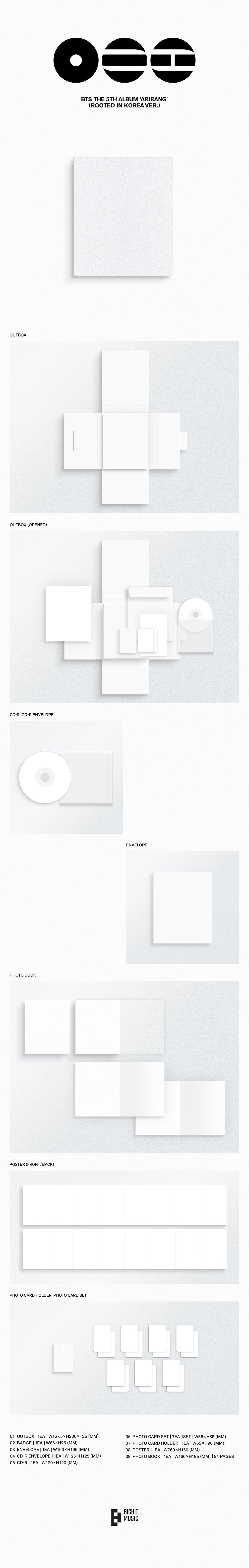 [BTS] BTS ARIRANG - 2 versions (Set) image 6
