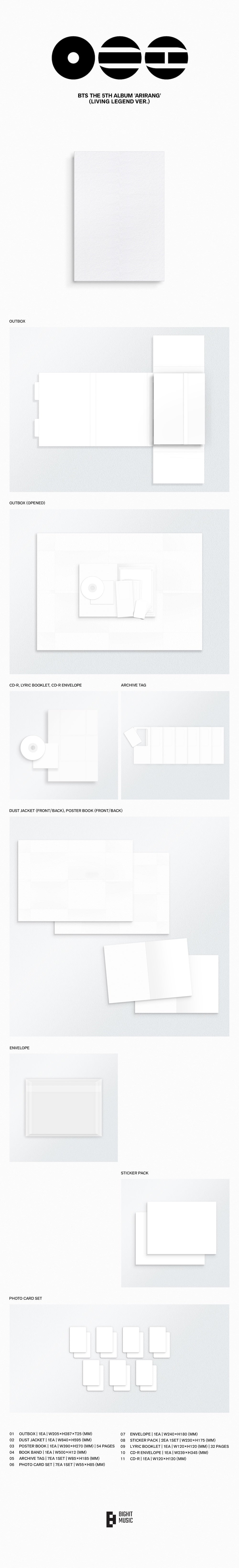 [BTS] BTS ARIRANG + ARIRANG (Living Legend Ver.) (SET) image 7