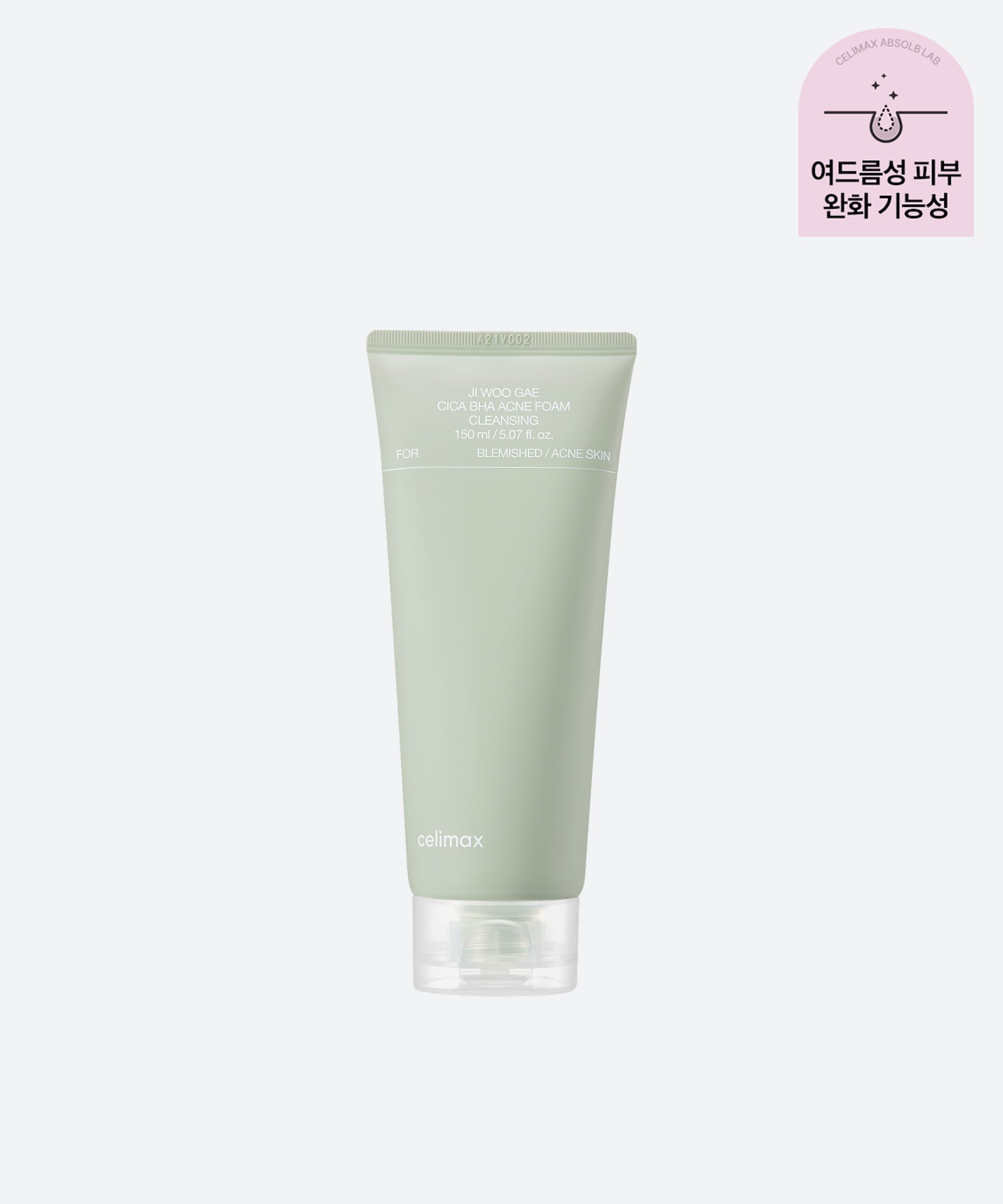 [celimax] Ji Woo Gae Cica BHA Acne Foam Cleansing 150ml image 2