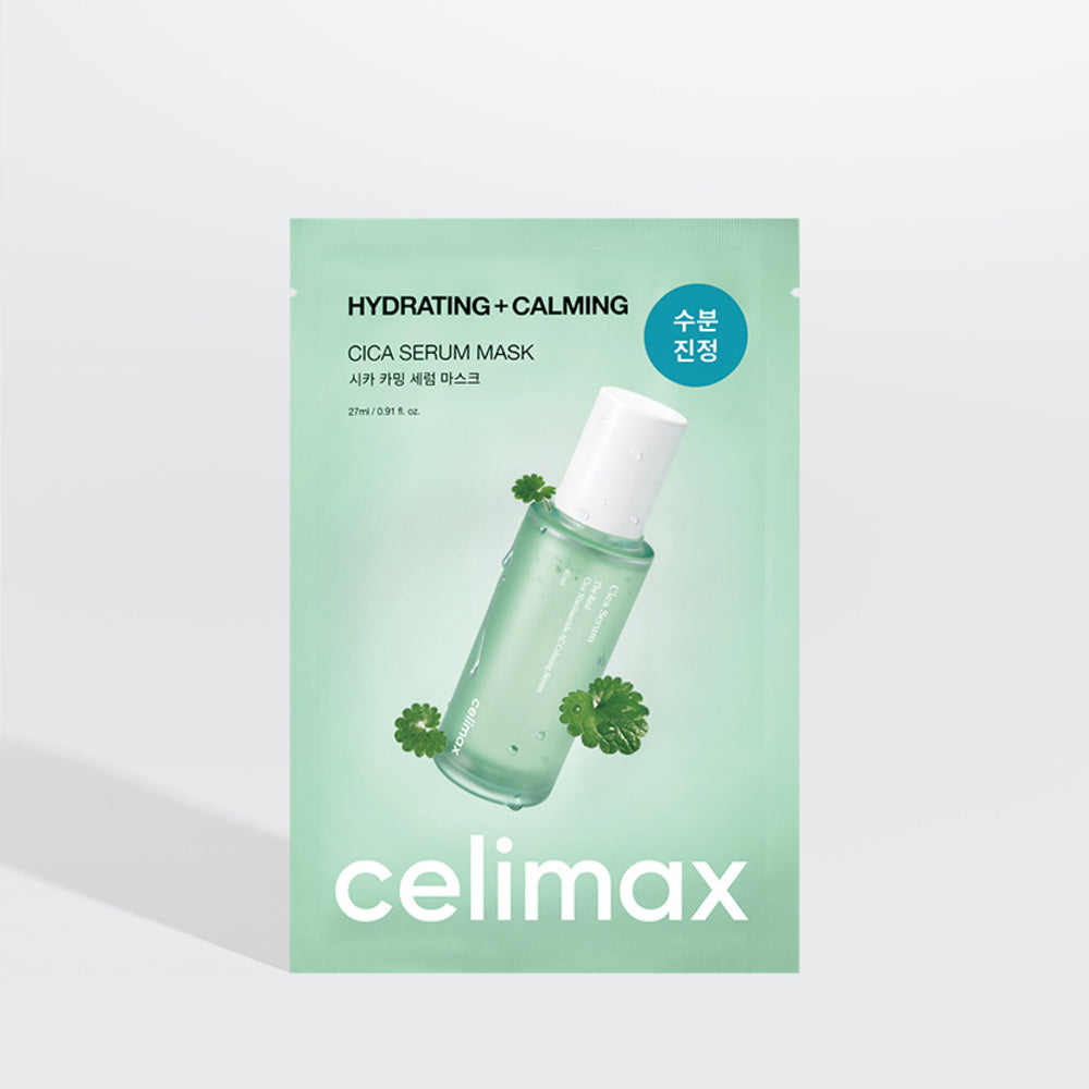 [celimax] The Real Cica Calming Serum Mask - 2 Size image 2