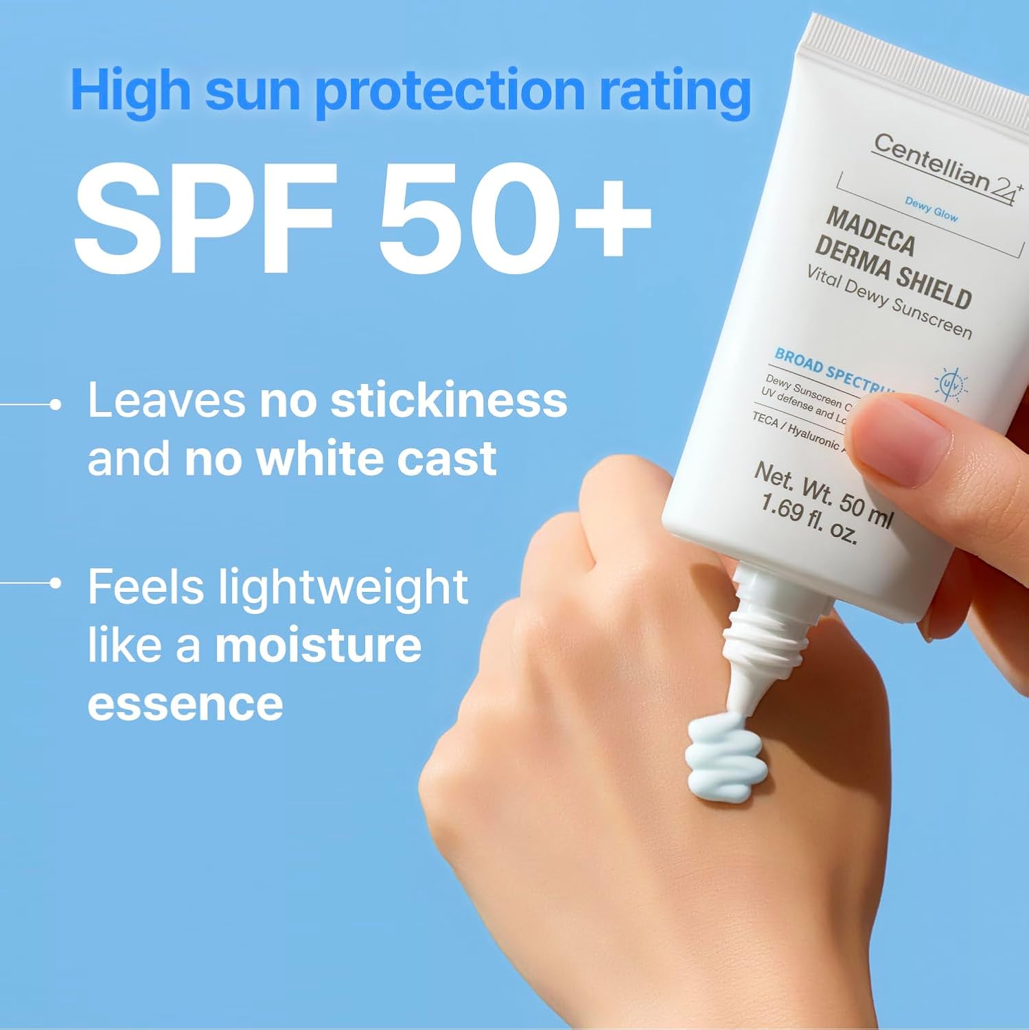 [Centellian24] Madeca Derma Shield Vital Dewy Sun Cream (OTC) 50ml image 7