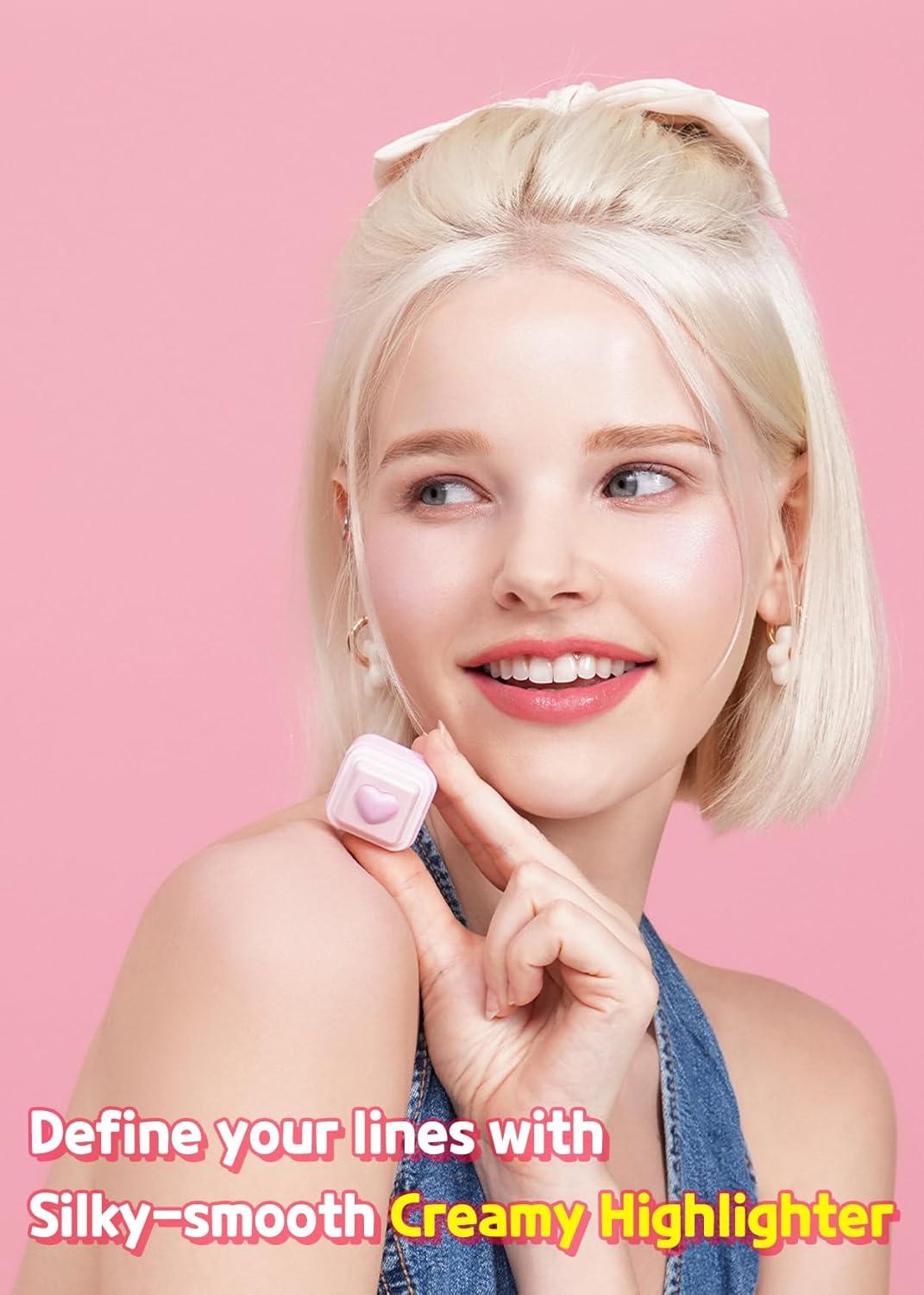 [Colorgram] Milk Bling Heartlighter 02 Pink Heart image 4