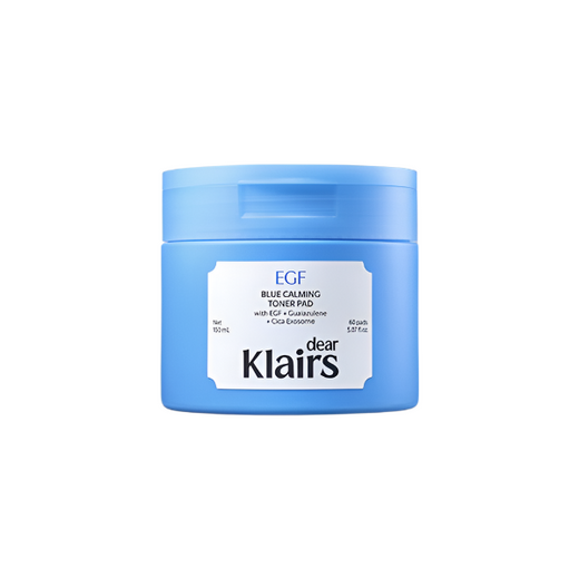 [Dear Klairs] EGF Blue Calming Toner Pad 150 ml 60 Pads
