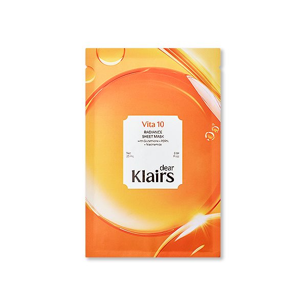 [Dear Klairs] Vita 10 Radiance Sheet Mask 25 ml image 4