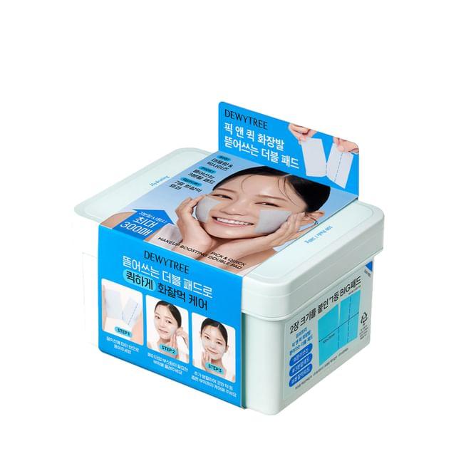 [Dewytree] Pick And Quick Makeup Boosting Double Pad 100ea image 2