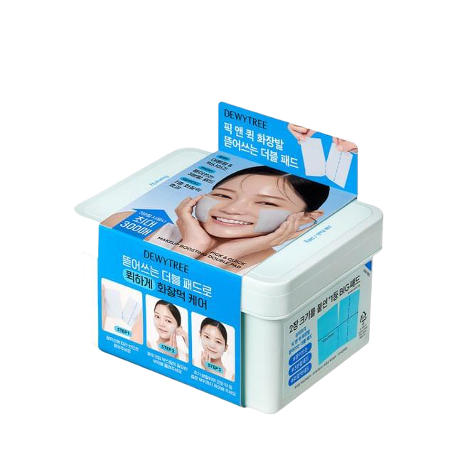 [Dewytree] Pick And Quick Makeup Boosting Double Pad 100ea image 1
