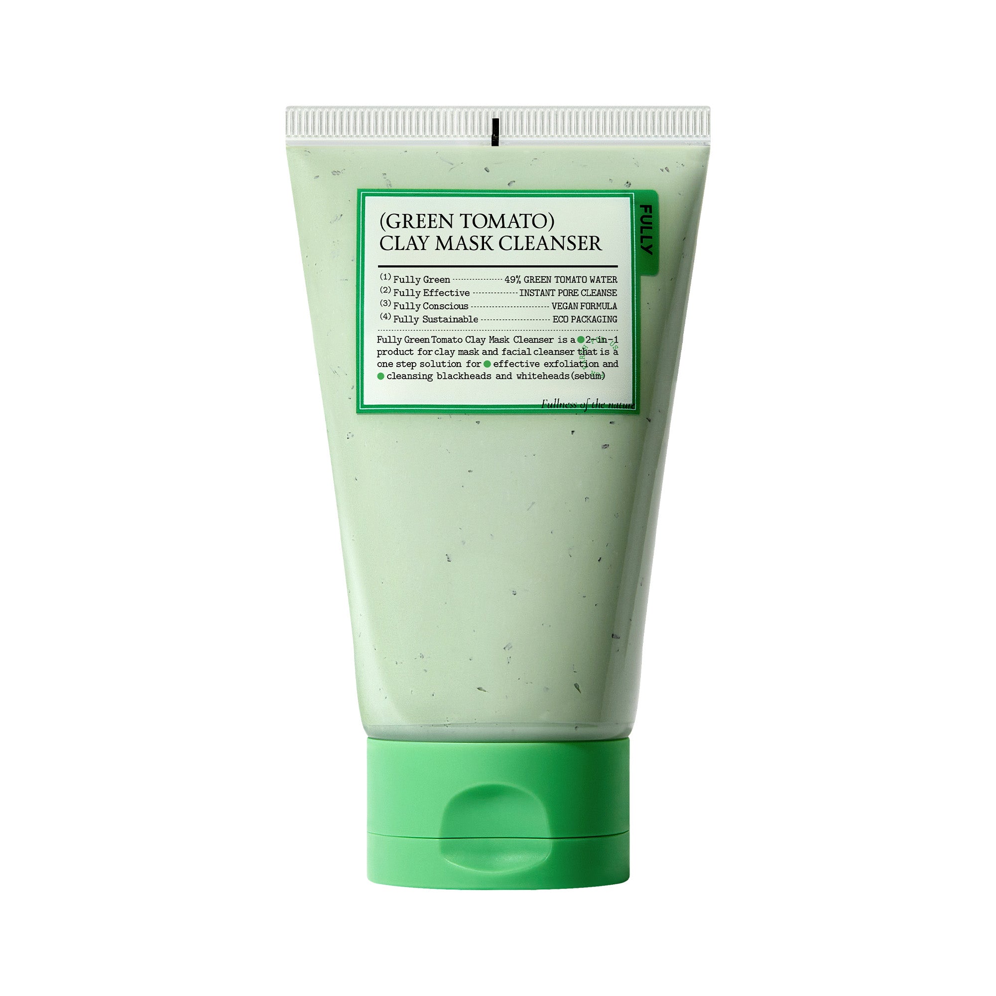 [FULLY] Green Tomato Clay Mask Cleanser 120ml image 5