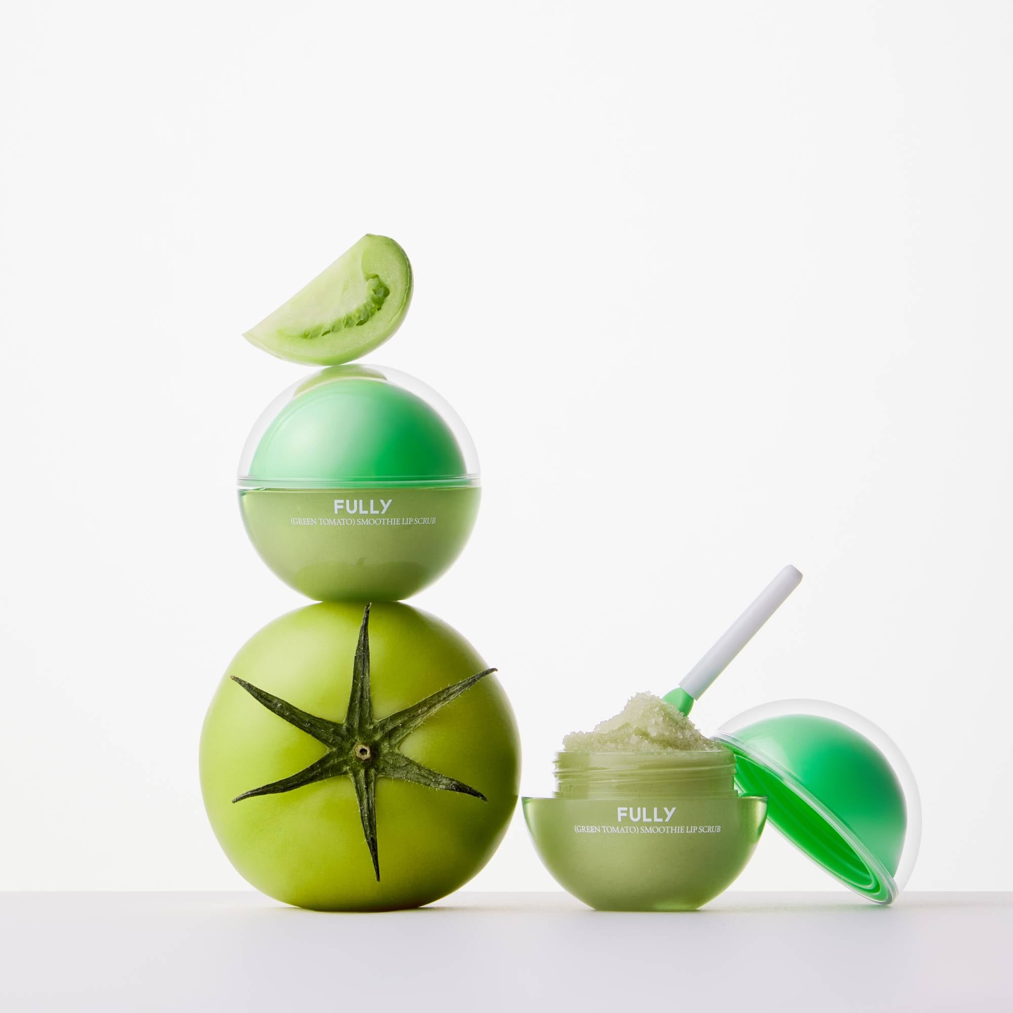 [FULLY] Green Tomato Smoothie Lip Scrub 12g image 3