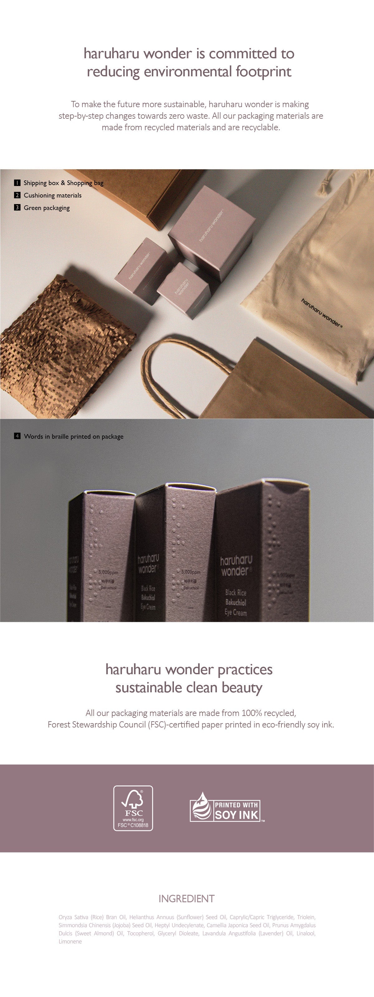 [Haruharuwonder] Black Rice Facial Oil 10ml image 3