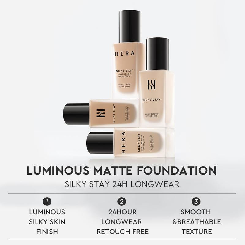 [Hera] Silky Stay Foundation 24h Longwear PA++ 30g - 23W1 SAND BEIGE image 3