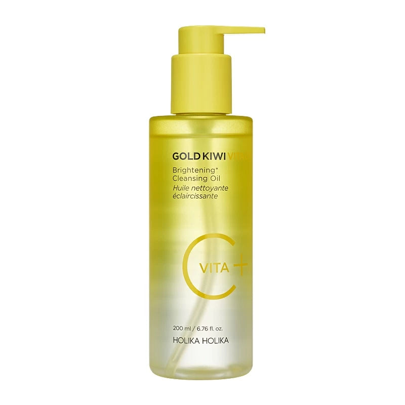 [HolikaHolika] Gold Kiwi Vita C Plus Brightening Cleansing Oil 200ml image 1