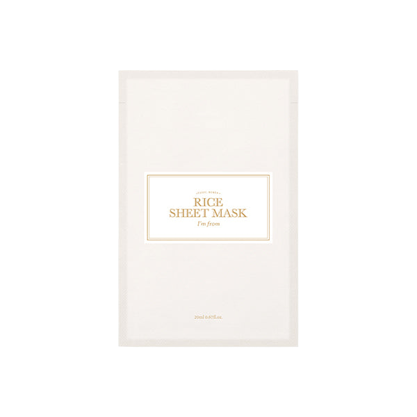 [ImFrom] Rice Sheet mask 20ml (1ea) image 1