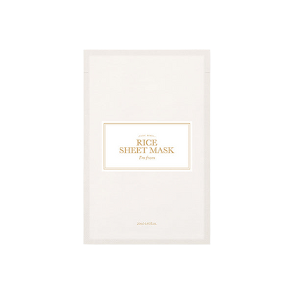 [ImFrom] Rice Sheet mask 20ml (1ea)