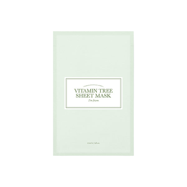 [ImFrom] Vitamin Tree Sheet Mask 22 ml (1ea) image 1