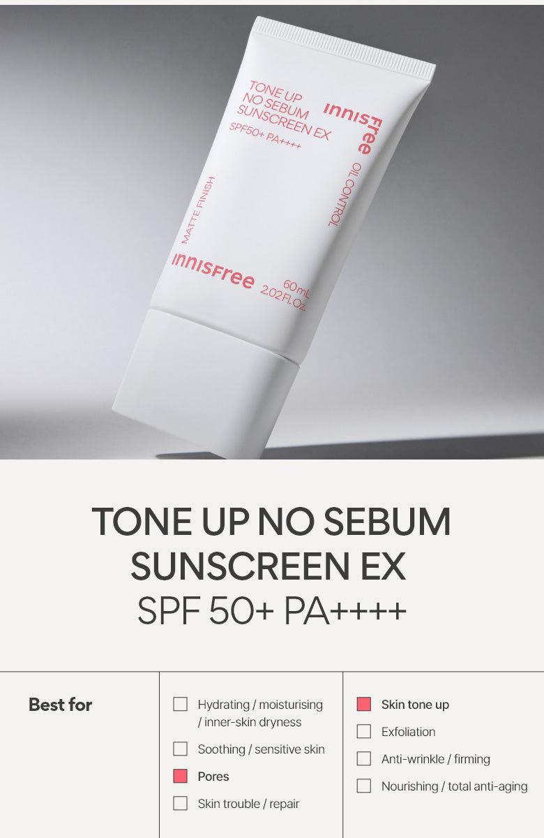 [Innisfree] Daily UV Tone Up No Sebum Suns Cremacreen SPF50+ PA++++ 50ml image 10