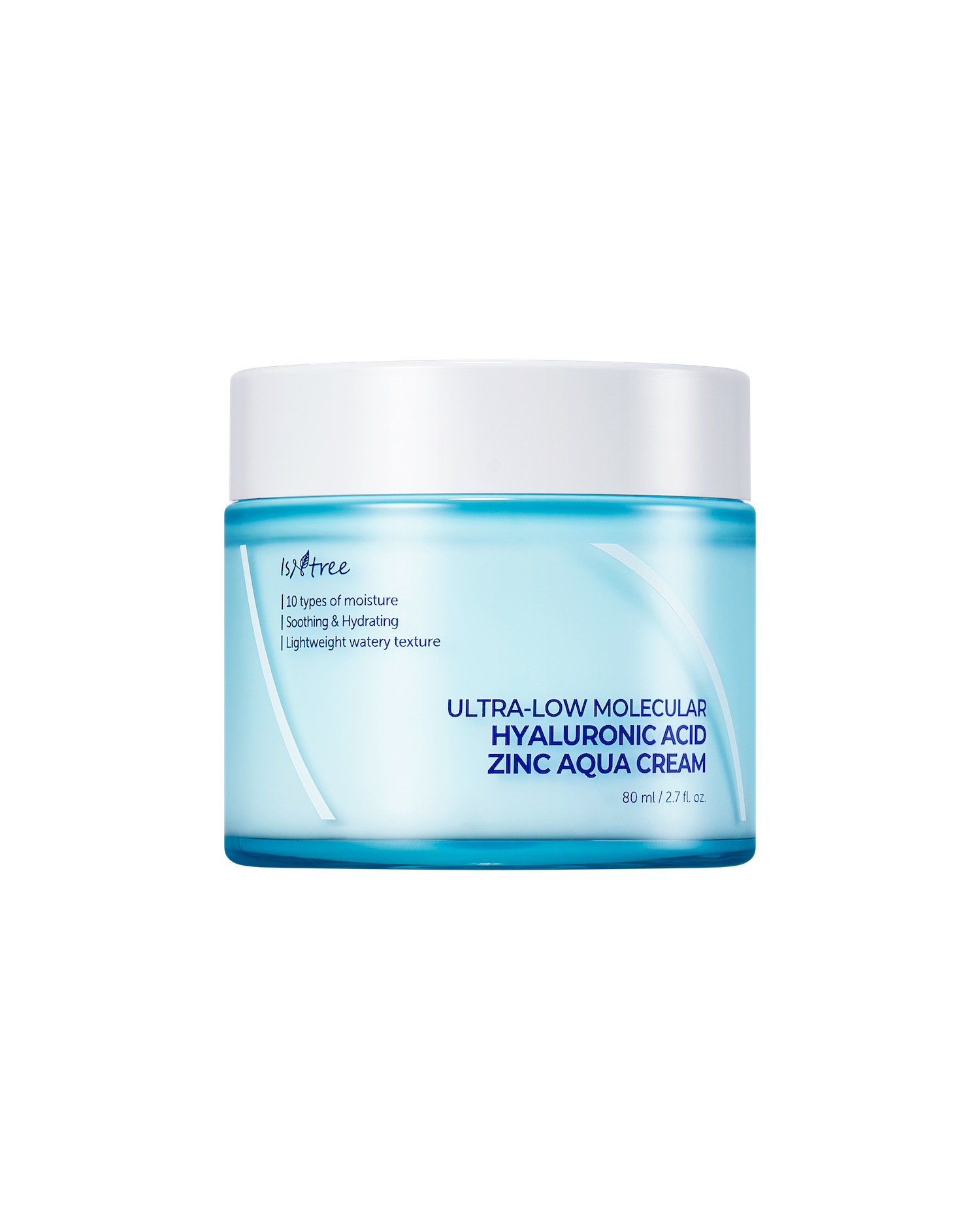[Isntree] Ultra-Low Molecular Hyaluronic Acid Zinc Aqua Cream 80ml image 3