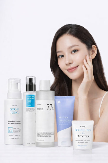 Korean Skincare Routine for Blackheads and Whiteheads- Sensitive Skin