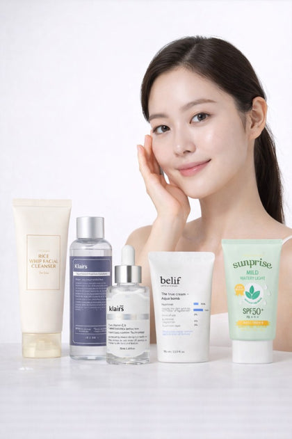 Korean Skincare Routine for Dullness and Radiance - Normal Skin