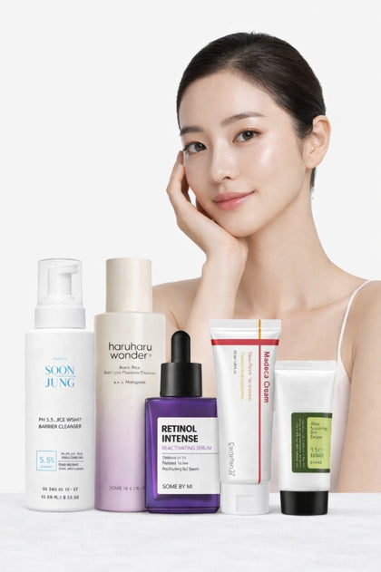 Korean Skincare Routine for Fine Lines and Wrinkles- Dry Skin