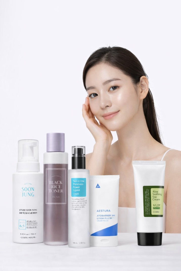 Korean Skincare Routine for Large Pores and Uneven Texture- Dry Skin-luxifice.com