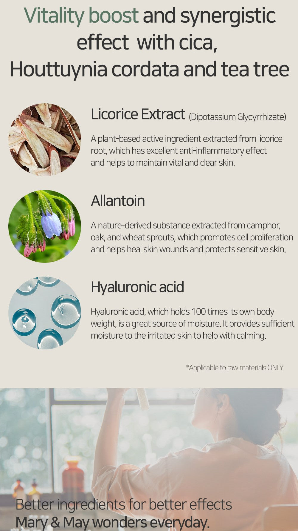 [Mary&May] Cica Houttuynia cordata Tea Tree Calming Mask Pack - 30 sheets image 14