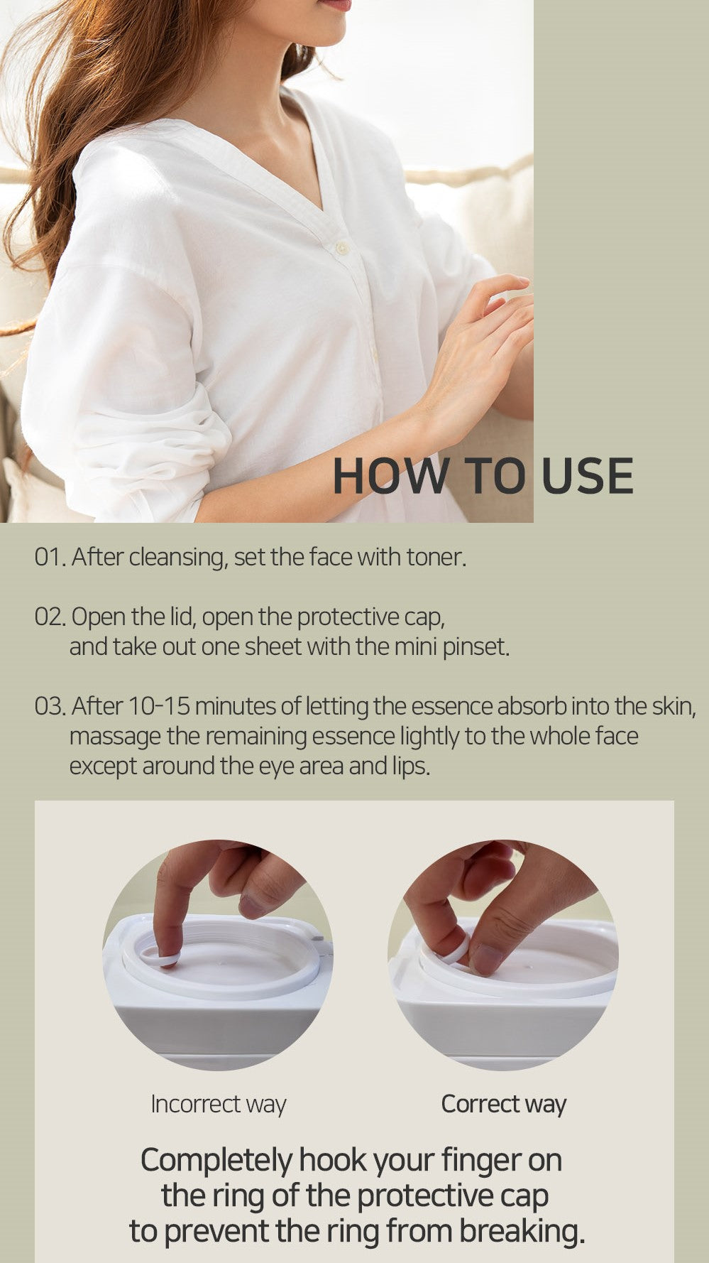 [Mary&May] Cica Houttuynia cordata Tea Tree Calming Mask Pack - 30 sheets image 20
