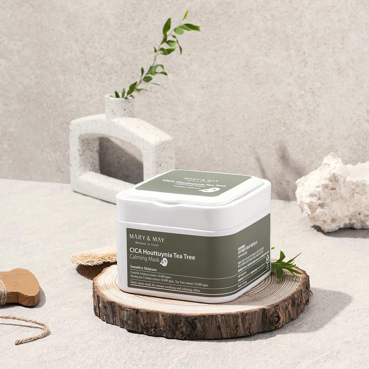 [Mary&May] Cica Houttuynia cordata Tea Tree Calming Mask Pack - 30 sheets image 7