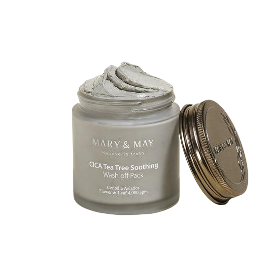 [Mary&May] CICA TeaTree Soothing Wash off Pack 125g image 1