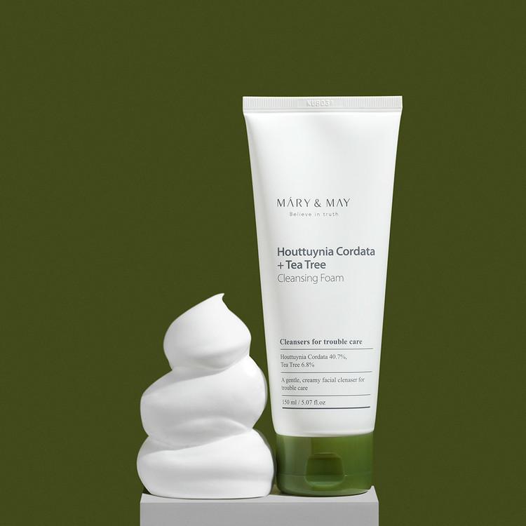 [MARY&MAY] Houttuynia Cordata + Tea Tree Cleansing Foam - 150ml image 4
