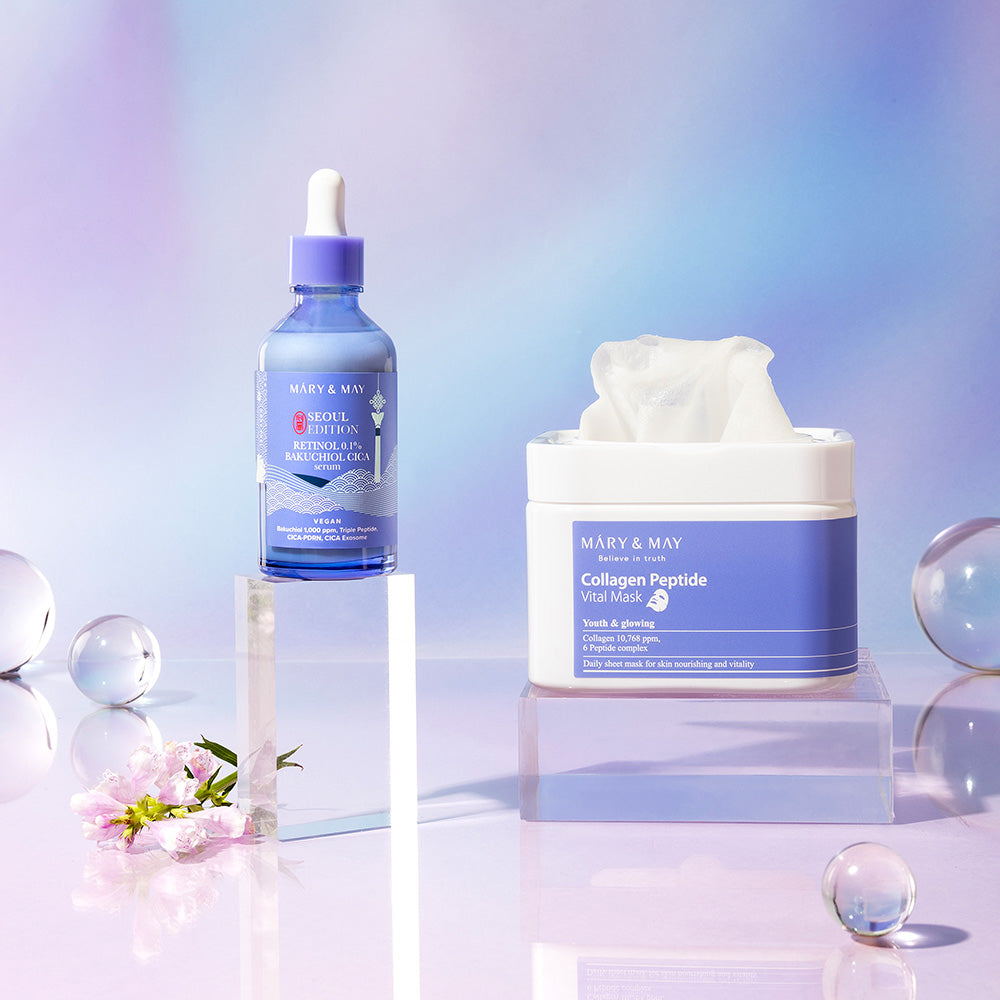 [Mary&May] Retinol 0.1% Bakuchiol Cica Serum 80ml image 4
