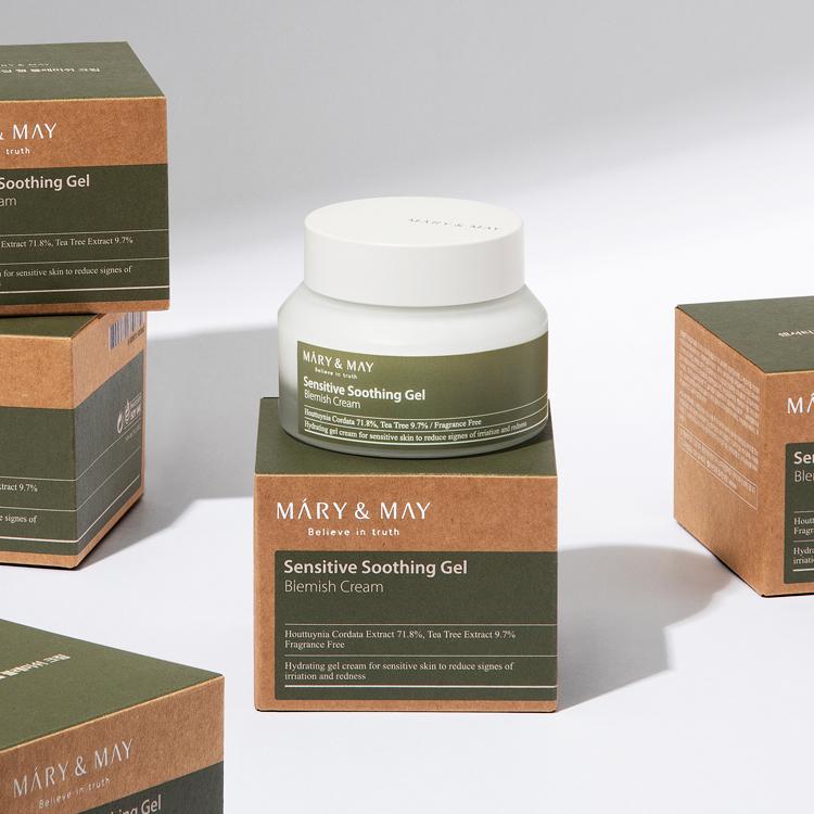 [MARY&MAY] Sensitive Soothing Gel Blemish Cream - 70ml image 7