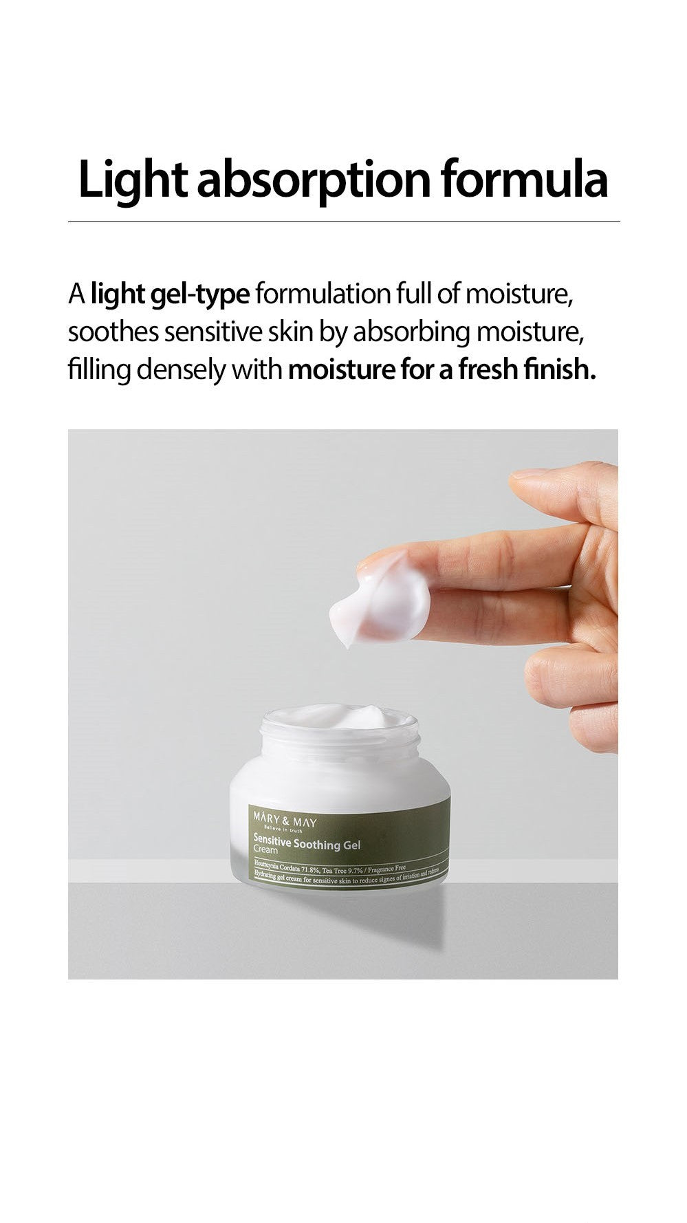 [Mary&May] Sensitive Soothing Gel Cream 70g image 17