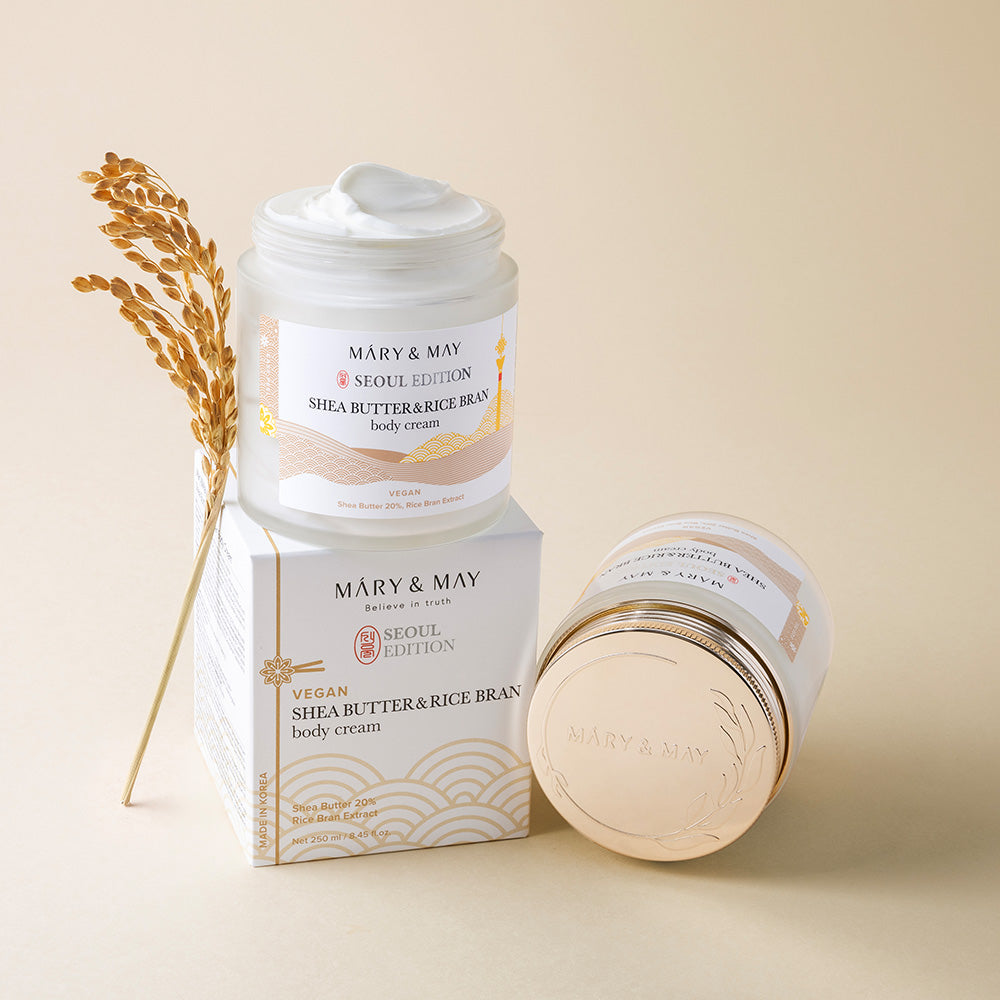 [Mary&May] Shea Butter & Rice Bran Body Cream 250ml image 3
