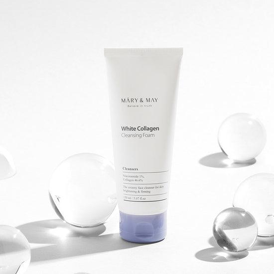 [Mary&May] White Collagen Cleansing Foam 150ml image 5