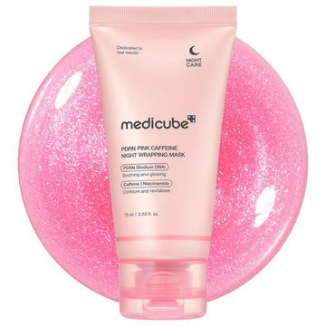 [Medicube] PDRN Pink Caffeine Overnight Wrapping Mask 75ml